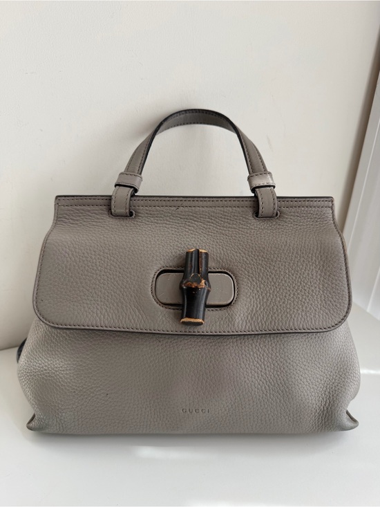 Gucci Handbags - Authentic GUCCI Bamboo Small Daily Satchel Leather Bag - no bag strap